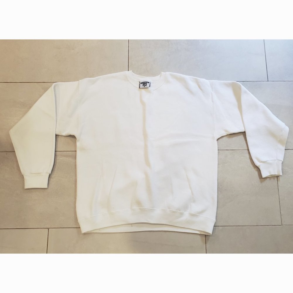 Vintage Lee heavyweight white sweatshirt